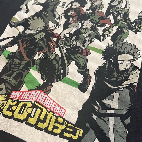 🔰MY HERO ACADEMIA 🔰T Shirts / Black/ Size M / funimation - Picture 2 of 6